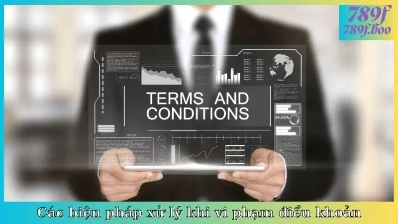 Các biện pháp xử lý khi vi phạm điều khoản